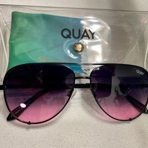 Quay High Key Aviator Sunglasses
